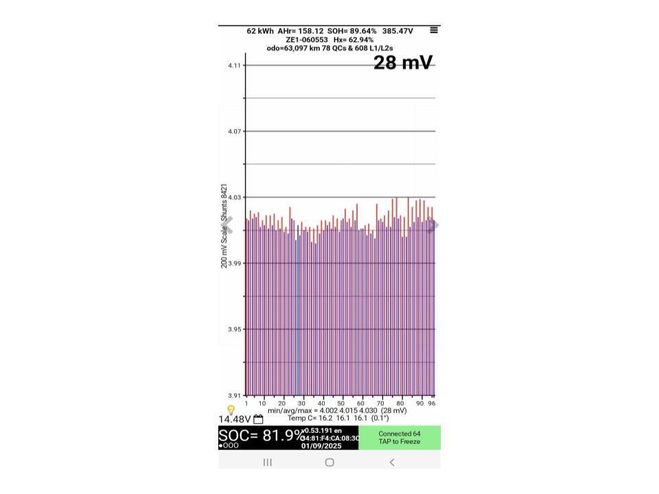 Nissan Leaf E+ 62X 90% SOH