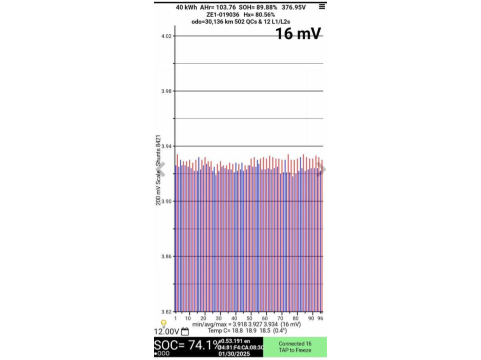 Nissan Leaf 40G 89% SOH