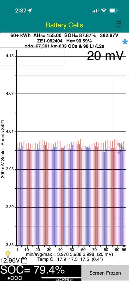 Nissan Leaf E+ 62G 87% SOH